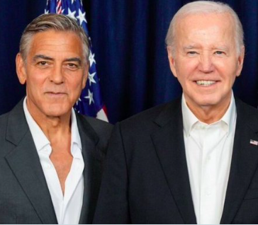 Joe Biden and George Clooney