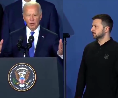 Joe Biden and Volodymyr Zelensky