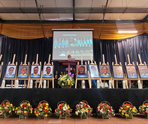 memorial service of the 11 learners