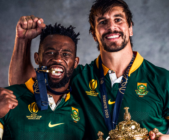 Siya Kolisi and Eben