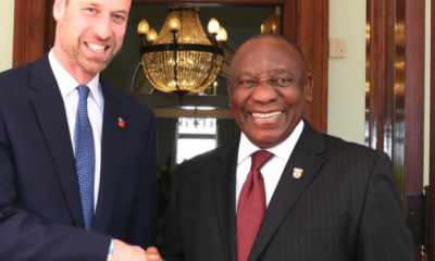 Prince William and Cyril Ramaphosa